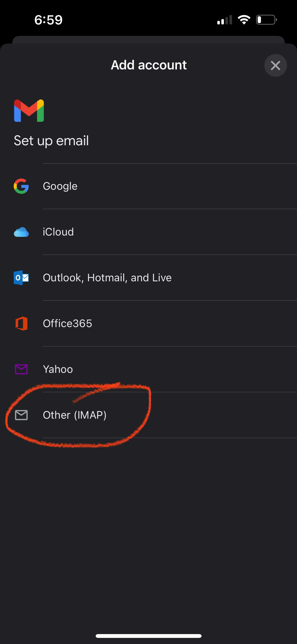 Step 2: Add account / Thêm tài khoản