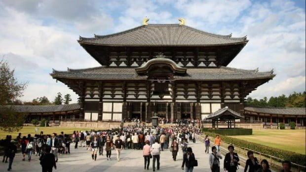 Chùa Todaji , Nara - là chùa bằng gỗ lớn nhất thế giới