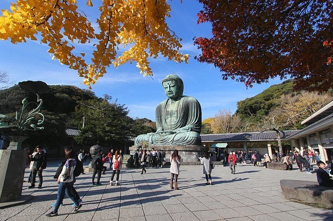 Những Bức Ảnh Tuyệt Đẹp Mùa Lá Đỏ ở Kamakura