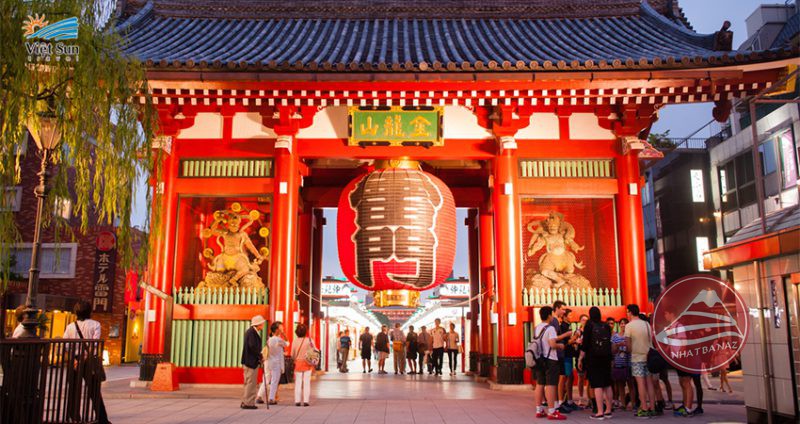 Đền cổ Asakusa Kannon - biểu tượng thiên liêng của Nhật bản - Du lịch Nhật Bản A-Z