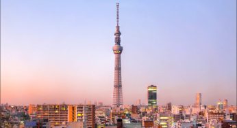 Ngắm tòa tháp truyền hình Tokyo Skytree cao nhất Nhật bản