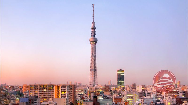 Ngắm tòa tháp truyền hình Tokyo Skytree cao nhất Nhật bản