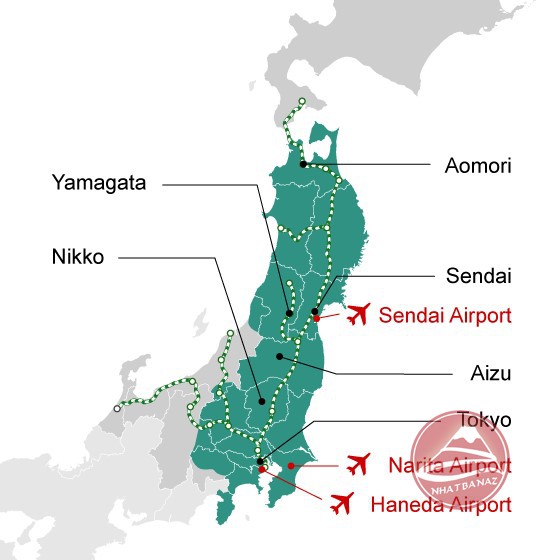 Vé tàu JR EAST Pass khu vực Tohoku