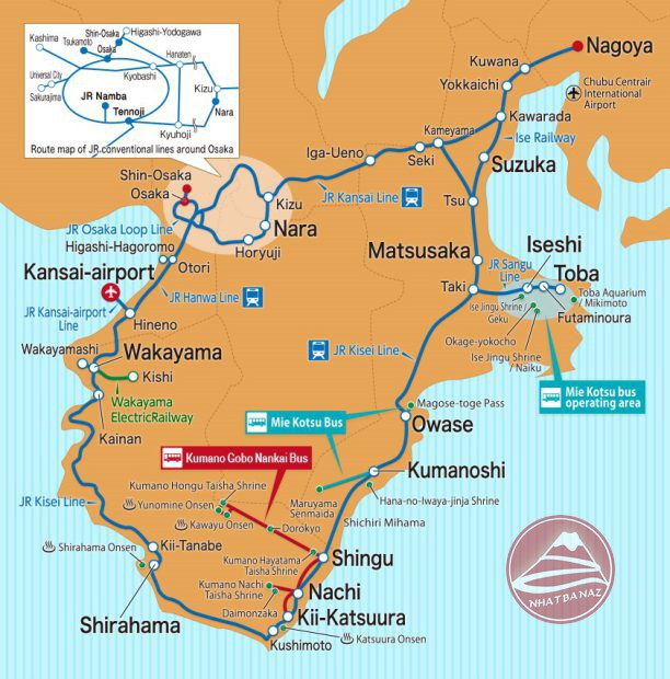 Vé Ise-Kumano-Wakayama Area Pass