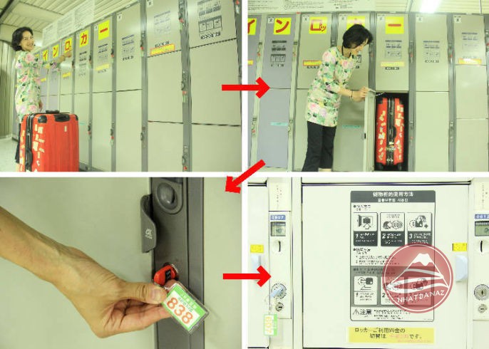cách gửi đồ coin locker