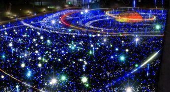 Trình diễn Amakawa Illumination tại tháp Tokyo