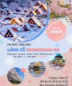 Tour ngắm Hoa Anh Đào làng cổ Shirakawa