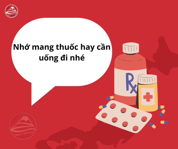 Mang thuốc khi đi du lịch Nhật