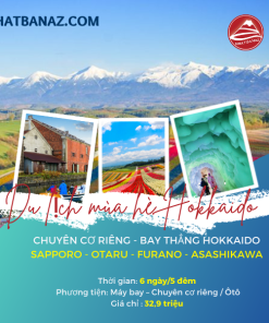 Tour du lịch Hokkaido 6N5Đ : bay thẳng chuyên cơ riêng, chiêm ngưỡng những cánh đồng hoa bất tận