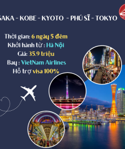 Tour du lịch Osaka Nhật Bản 6N5Đ trọn gói 35.9 triệu