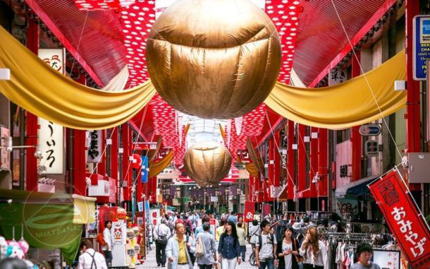 Mua sắm ở phố Osu và trải nghiệm văn hóa Kimono