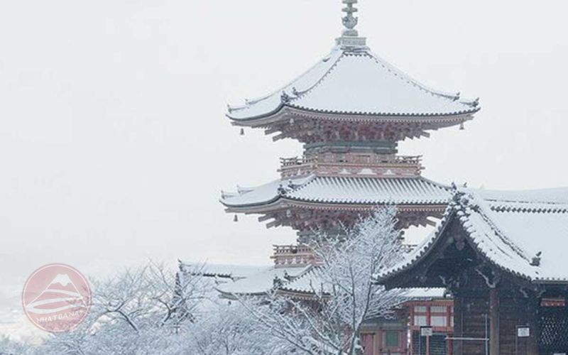 Chùa Thanh Thủy yên bình và thanh tịnh trong mùa đông