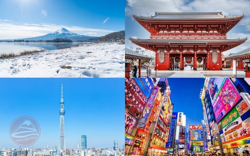 Chiêm ngưỡng núi Phú Sĩ phủ tuyết trắng và khám phá thủ đô Tokyo