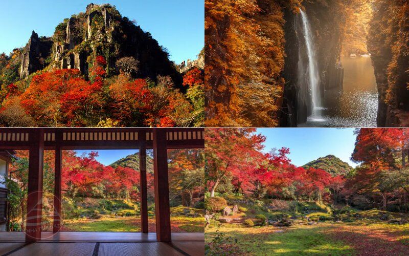 Du lịch mùa lá đỏ Nhật Bản - Kyushu
