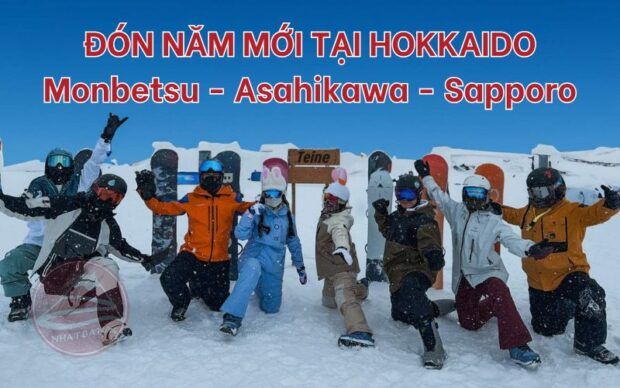 Du lịch Hokkaido chơi trượt tuyết dịp Tết dương