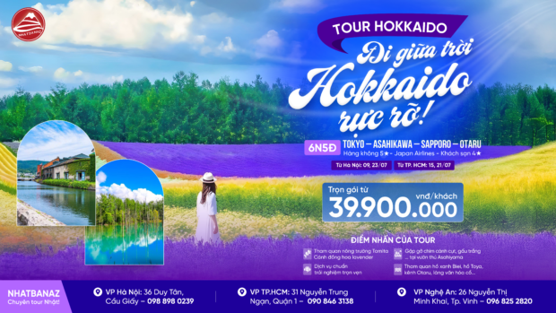 Tour Hokkaido mùa Hè