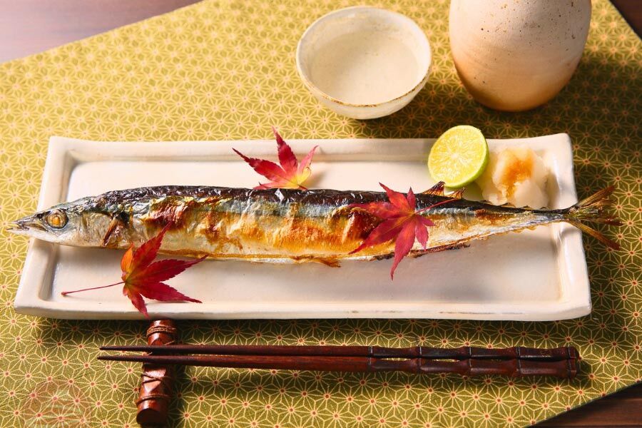 Cá Sanma nướng
