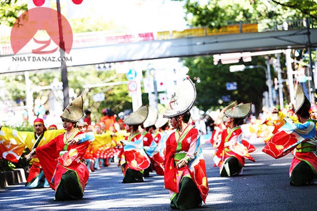 Lễ hội Yosakoi sắc màu ở Nhật Bản