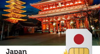Sim 4G đi Nhật không giới hạn dung lượng