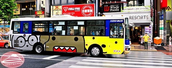 Xe buýt ngộ nghĩnh ở Nhật Bản