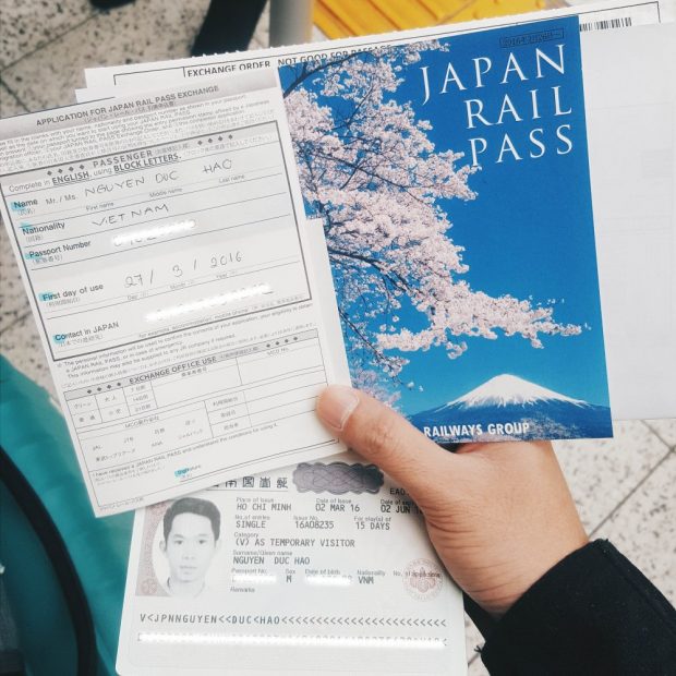 vé tàu JR Pass
