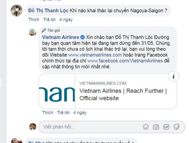 Vietnam Airlines ngừng bay đến Nhật Bản đến hết 31 tháng 5 năm 2020